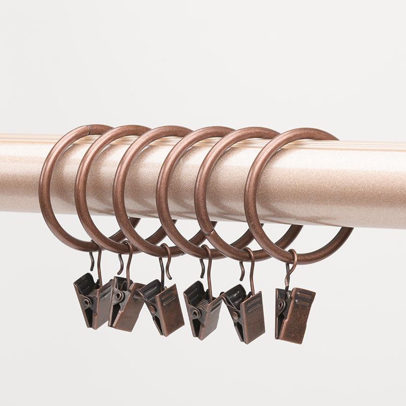 Shower Curtain Hooks and Clips: Roman Rings & Curtain Rings