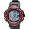 Crepha TELVA Digital Multifunction Sports Watch 5 ATM Water Resistant Large Screen Red Men's Rubber Strap