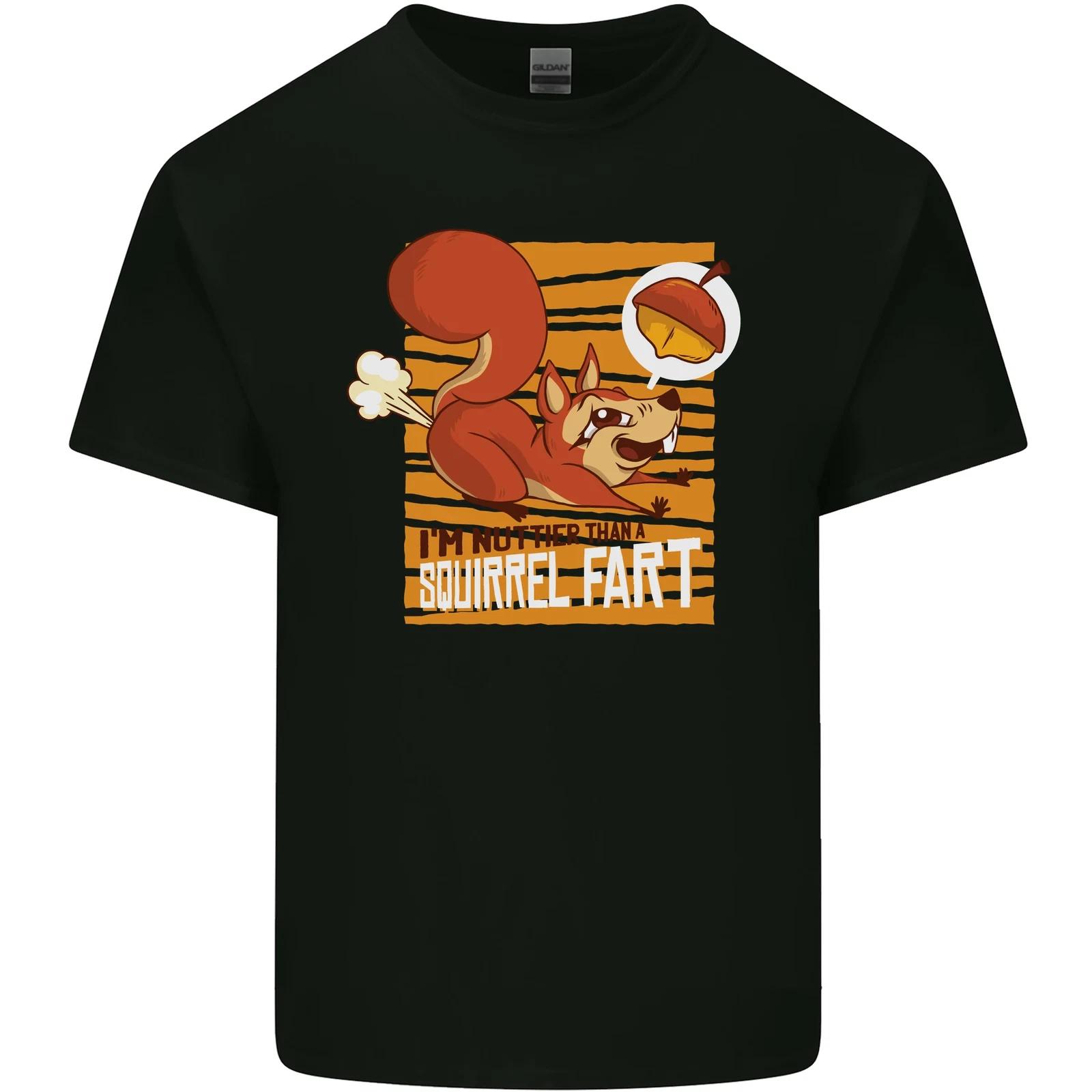 Nuttier Than a Squirrel Fart Funny Farting Kids T-Shirt Childrens 4XL