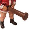 Christmas Kitchen Counter Decor Naughty Santa Toilet Paper Holder, Funny Character Design Holiday Stand Towel Stand, Stable Base Decorative Organizer