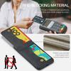FIERRE SHANN For iPhone 7/8/SE (2020)/SE (2022) Card Holder Phone Case Kickstand PU Leather+TPU Cover