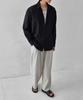 UMM Standard Fit Plain Hellsford Shirt_Black