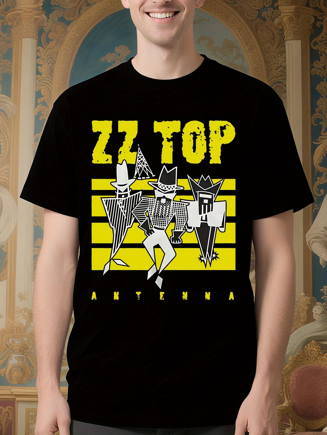 ZZ Top Antenna Graphic Tshirt - Official Band Tee with Bo... XL