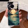 Back Cover For Huawei Pura70 Pura 70 Pro Plus Case Luxury Cute Love Rabbit Funny Pattern Clear Soft Slim TPU Silicone Phone Case