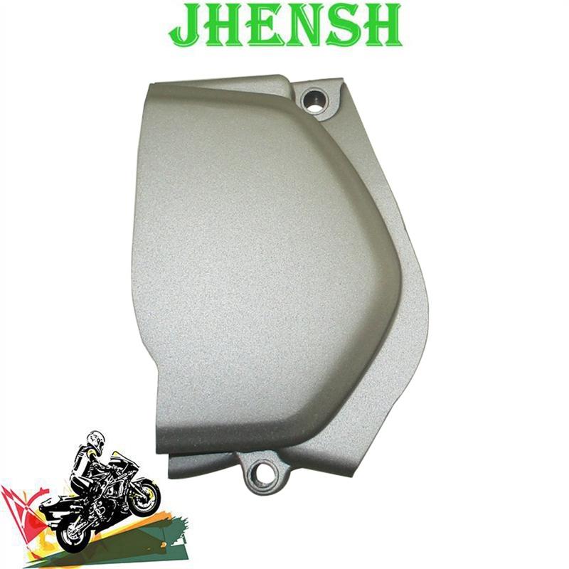 JHENSH Left Engine Sprocket Cover For 50cc 70cc 90cc 110cc 125cc 140cc 150cc Pit Dirt Bike ATV Go Kart