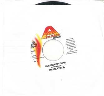 7inch Record CHUCK FENDA - Cleanse My Soul NONE AMPLEX Jamaica Reggae, Ska & Dub Used