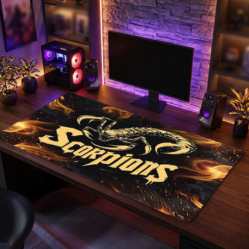 Scorpions Print Large Mouse Pad Smooth Surface Anti?Slip Desk Mat For Gaming Office Laptop Decoration