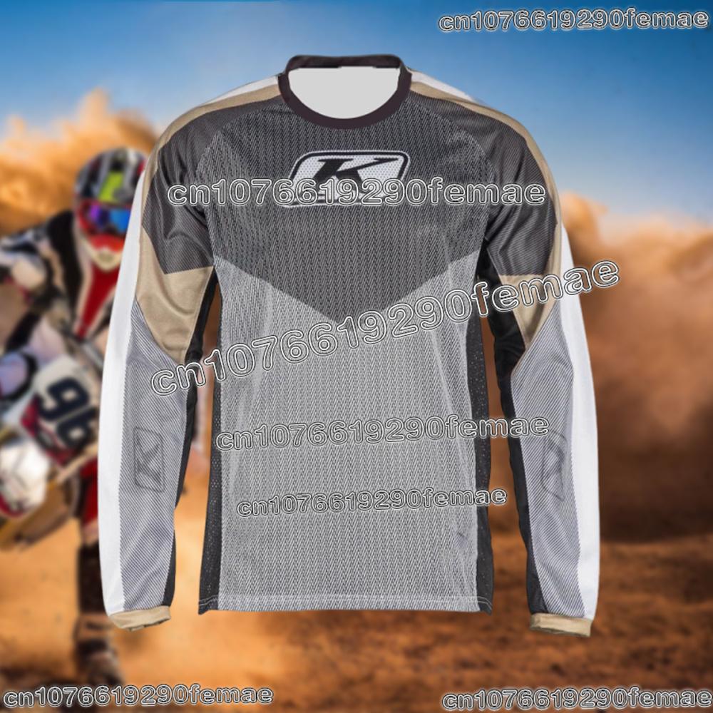 Classic Klim Off Road Riding Shirt Motorcycle Mountain Bike Sportswear Breathable Sweat Wicking Outdoor Training Top M