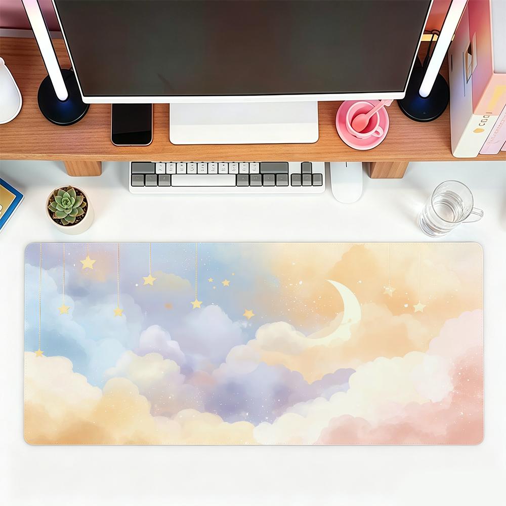 Skyscape Gaming Dreamy cute style Mouse Pad For Office Gaming And Keyboards NonSlip Large Waterproof