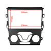 For 2 Din Radio For Fascia for Ford For Fusion For Mondeo For 2013-For  For Dash Panel Black Plastic Mount