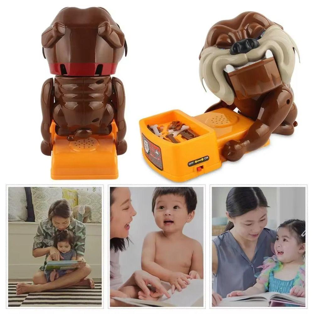Plastics Flake Out Bad Dog Games Multifunctional Finger Bite Scary Game  Kids Toddlers