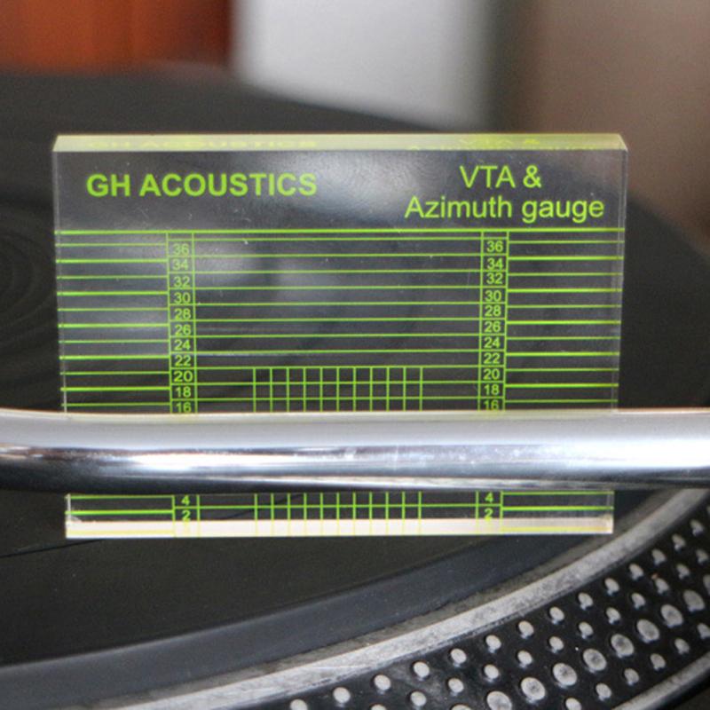 VTA Balance Azimuth Adjustment Pravítko HD Vinyl gramofon Měřicí kazeta Tónové rameno Azimut