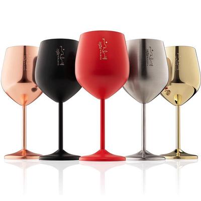 304 Stainless Steel Stemmed Wine & Cocktail Glass for Restaurants & Bars