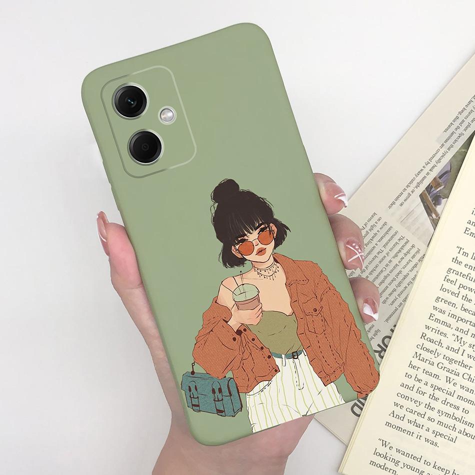 Case For Xiaomi Redmi Note 12 Pro 4G 5G Girl Phone Shell Soft TPU Anti Drop Back Cover Bumper For Redmi Note12 12Pro Coque Funda