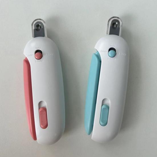 Pet Nail Clippers Adjustable Hole Dog Nail Trimmer with Ergonomic Pet Paw Grooming Tools