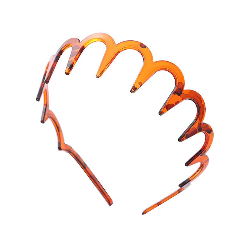 Headband Hair Comb Zigzag Band Notched Headband Woman Man Girl Christmas Birthday Gift Rescue Broken Hair Artifact