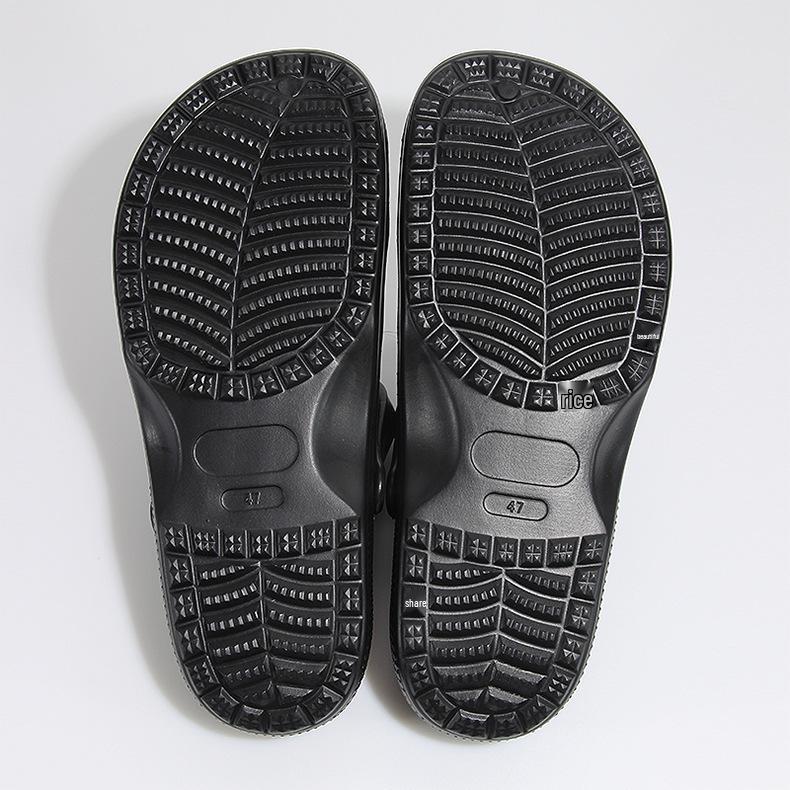 Men's Breathable Summer Closed-Toe Hole Slippers Sandals, Casual Plus Size Exclusive Style