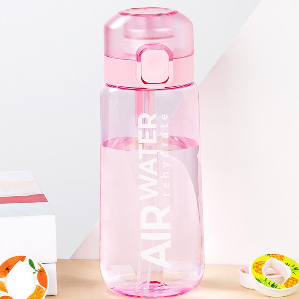 Tasting Fruit Water Bottle, 0 Sugar And 0 Calorie, Suction Cup, Multiple Rings