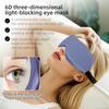 6D Maska na spaní Blokující světlo Maska na spaní pro oči Měkká pomůcka na spaní Maska na oči na cesty Stínítko na oči Noční Prodyšná Slaapmasker