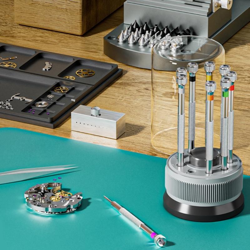 9Pcs Professional Watchmaker Screwdriver Set Watch Screwdriver for Watch Repair Eyeglasses Repair Jewelry Repair