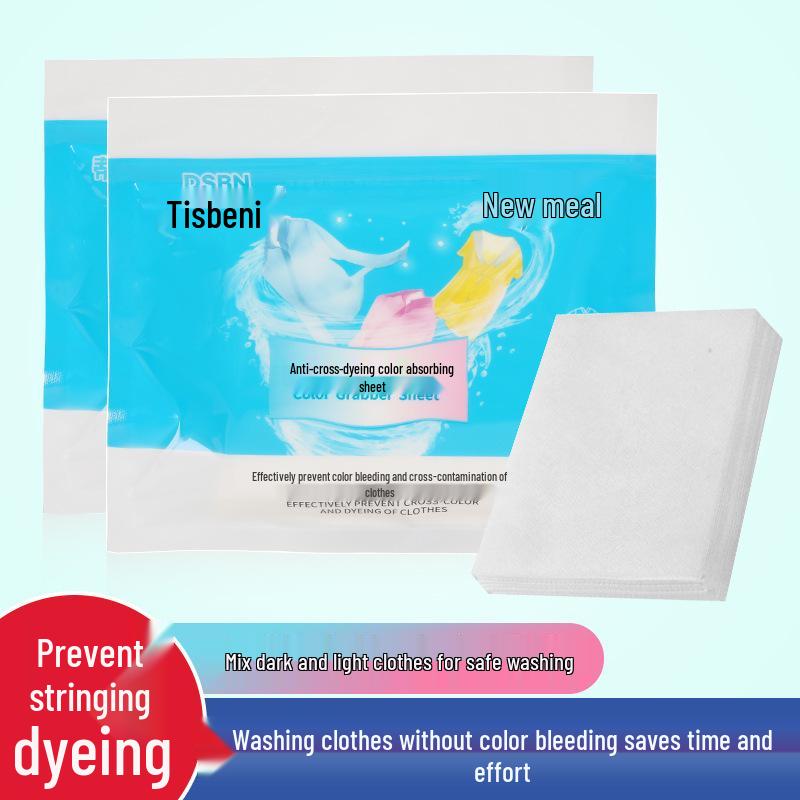 Anti-Bleed Color Absorbing Laundry Sheets: Prevent Dye Transfer In Wash with Color Separator Sheets.