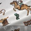 Western Cowboy Theme Duvet Cover Set(1 Duvet Cover&1/2 Pillowcase) Cowgirl Horse Print Bedding Set Soft Comforter Cover Bedroom