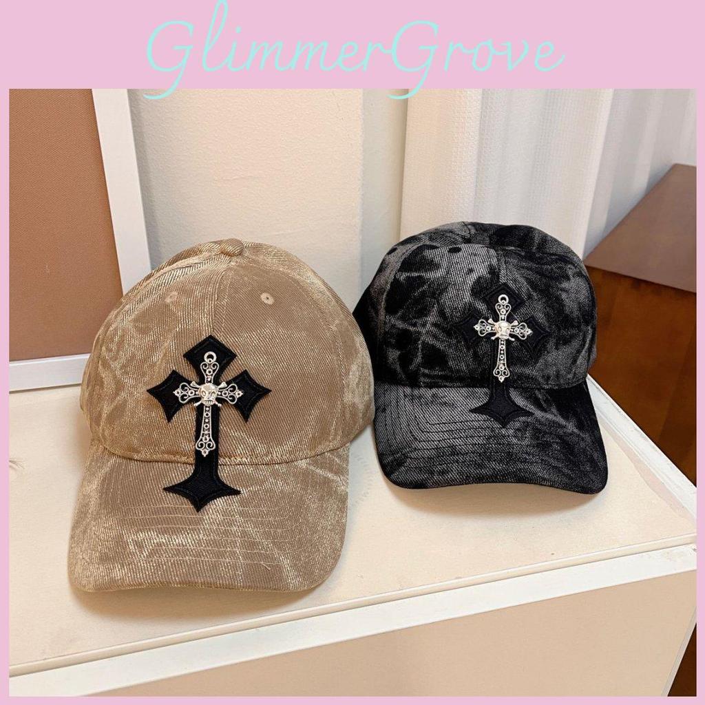 Fashionable Decoration Cross Dyeing Pattern Women Summer Casual Cap Baseball