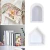 Mirror Epoxy Resin Silicone Molds House Shaped Beautiful Crystal Ornament