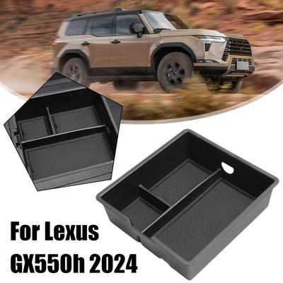 Úložný podnos do středové konzoly auta pro 2024 2025 pro Lexus GX 550 (Nehodí se do chladicího boxu)Instalační poloha Úložný box na loketní opěrku V7W3