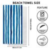 UPF + sunscreen beach towel mesh bag microfiber printing sports towel absorbent bath towel