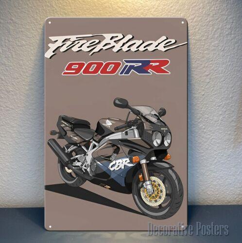 

Fireblade 900rr Motorcycle Metal Poster Collectable Sign Size20x30cm 20x30cm（7.8x11.8inch）