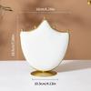 1Pc Crown Shaped Jewelry Holder with Metal Base Ideal for Vanity Countertop Boutique Showcase Jewelry Necklace Display Holder