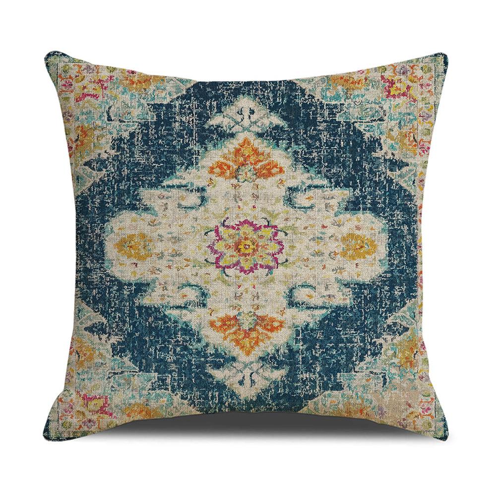 Boho Style Retro Pillow Case Linen Printed Home Decoration Pillow Cushion B&B Sofa