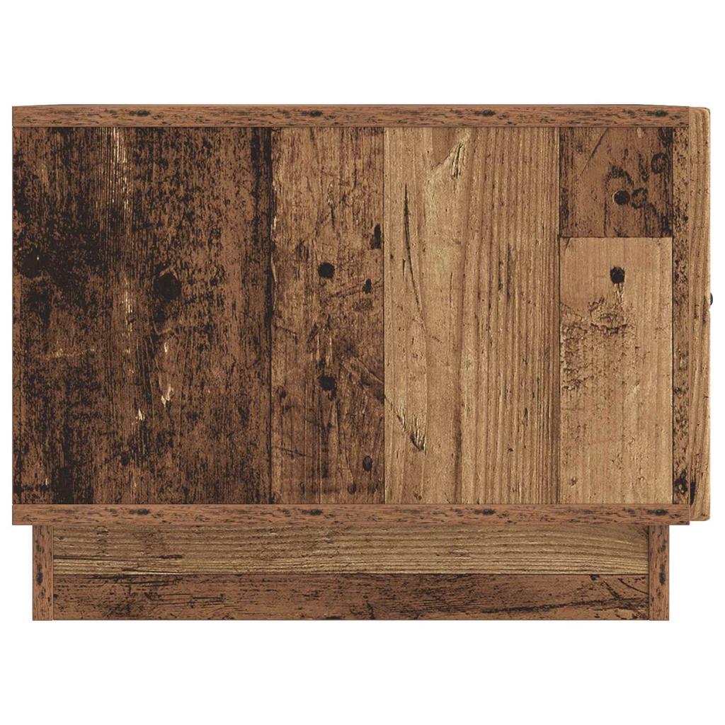 Vintage Style Coffee Table with Drawer Reclaimed Wood Look 49 x 50 x 37 cm Engineered Wood