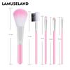 LAMUSELAND Makeup Brush Face Pink Brush (5 Pcs/Set) #1406-OPP-P