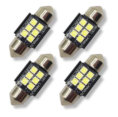 Super Helle LKW-Kompatible 24V LED Raumlampe Glühbirne Raumlampe T10 x 31mm für LKW Auto Auto Weiß