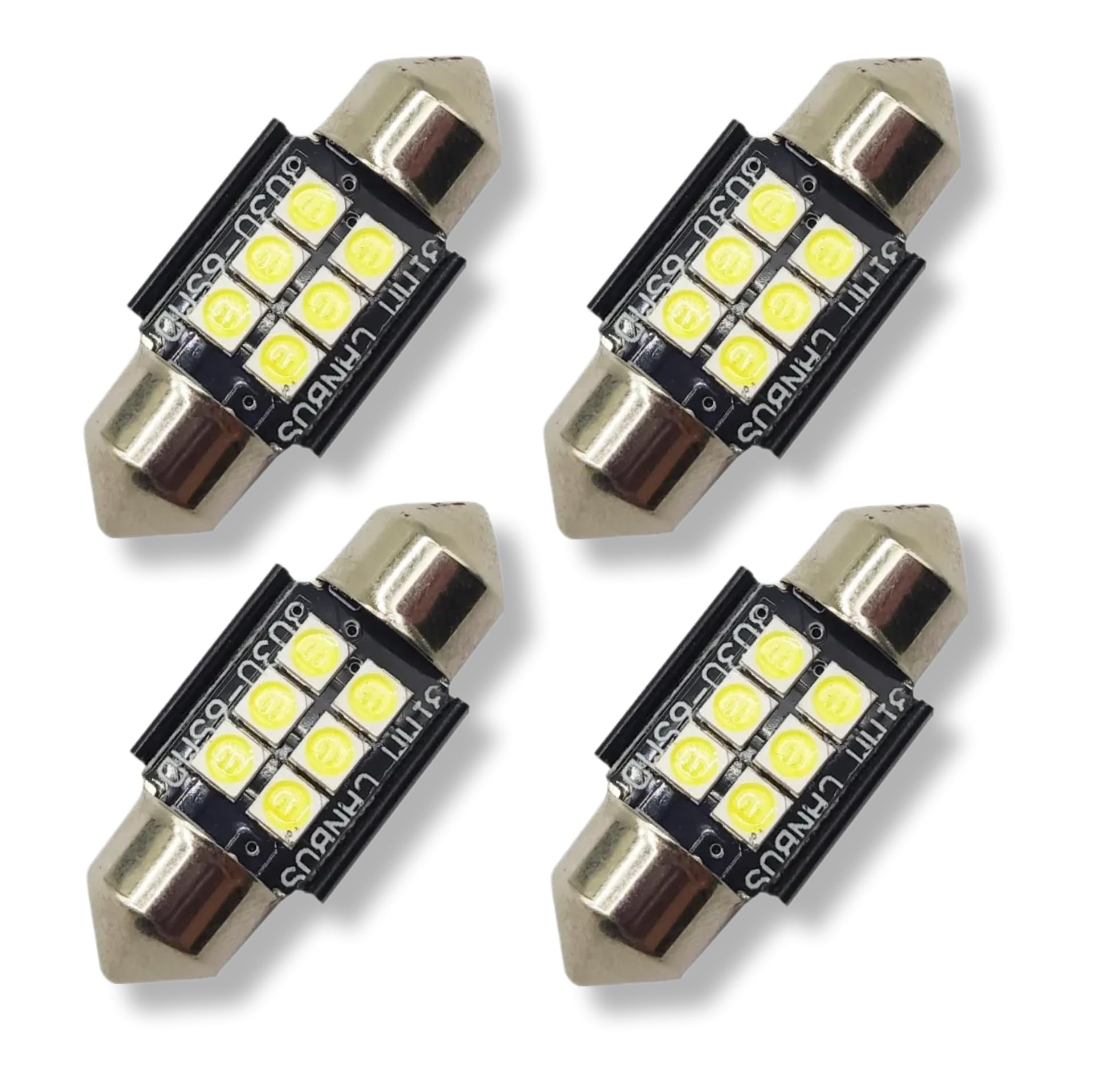 

Сверхяркая светодиодная лампа для салона 24 В, совместимая с грузовиком, салонная лампа T10 x 31 мм для грузовика, автомобиля, автомобиля, белая белый