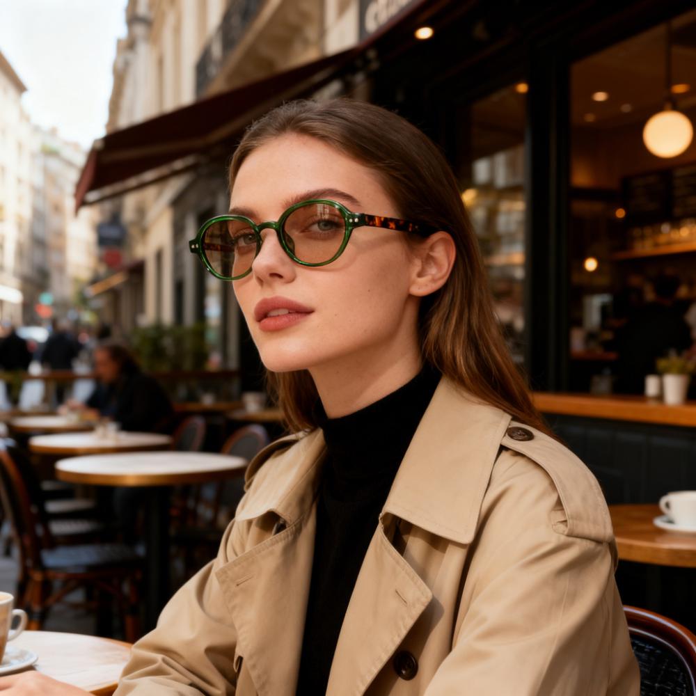 Retro Oval Sunglasses Women Vintage Chic Sunglasses High-End Glasses Uv400 Sunglasses For Trendy Street Outdoor Travel