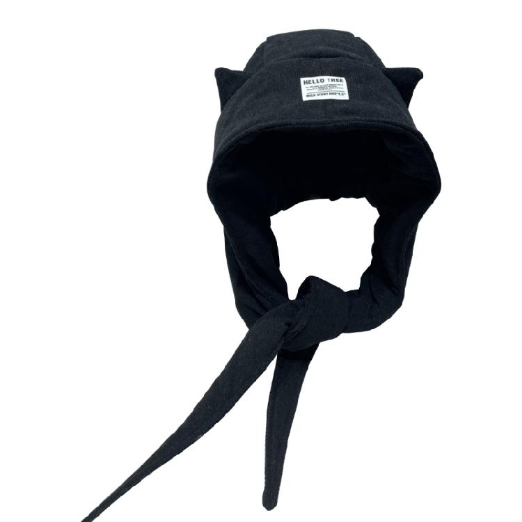 Pullover Ear Flap Caps Adult Devil Horn Trapper Hat Cold Weather Warm Trapper Hat