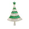 Bo Xin Yun Exquisite Green Christmas Tree Brooch - Luxury Winter Clothing Accessory and Gift Ornament