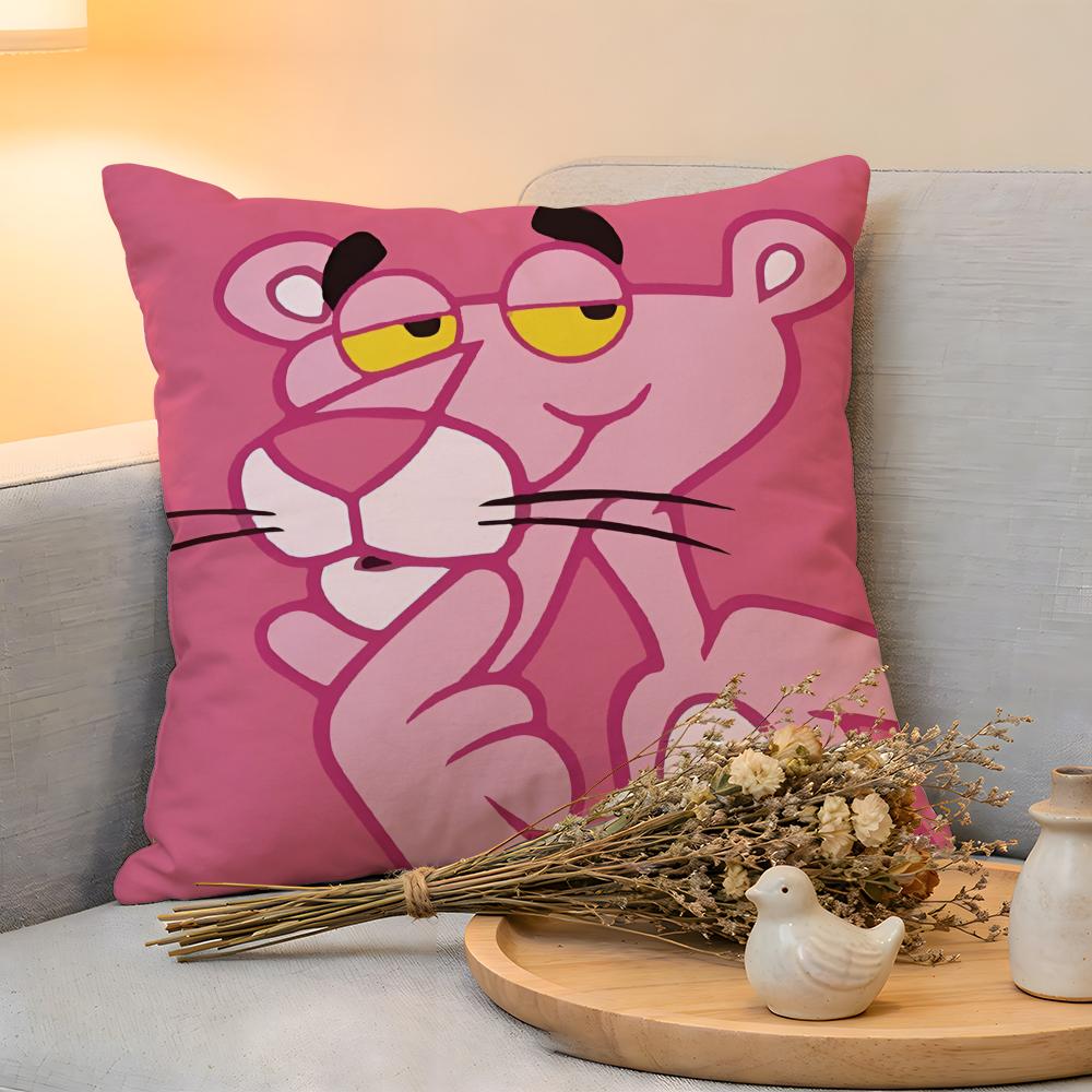 

Cushion Cover Linen SkinFriendly Soft Decorative Case for Sofa Home Decor pink PPpanthers Pillow cover 30x30 cm