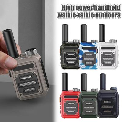 Mini Outdoor Handheld Walkie 10KMHigh Power Handheld Walkie-talkie Two-way Radio Communicator For Outdoor Sports Cycling C0E3