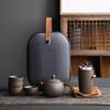 Travel and Travel Tea Set, a Complete Set of Four Cups of Gifts, Purple Sand Outdoor Storage Bag, a Small Set, a Full Set of Express Cups.