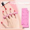 100PCS Sponge Toe Separator, Soft Toe Spreader Nail Art Finger Separator Divider Spacer Manicure Pedicure Tool for Nail Polish (Pink)