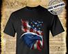 American Icon Bald Eagle T-Shirt - American Flag 4th of July Patriotic USA