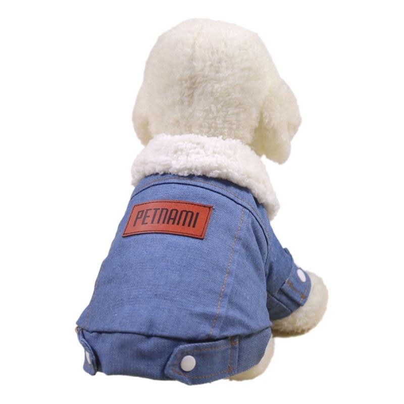 Winter Warm Dog Clothes Cold Weather Dogs Thicken Liners Coat Outdoor Clothing