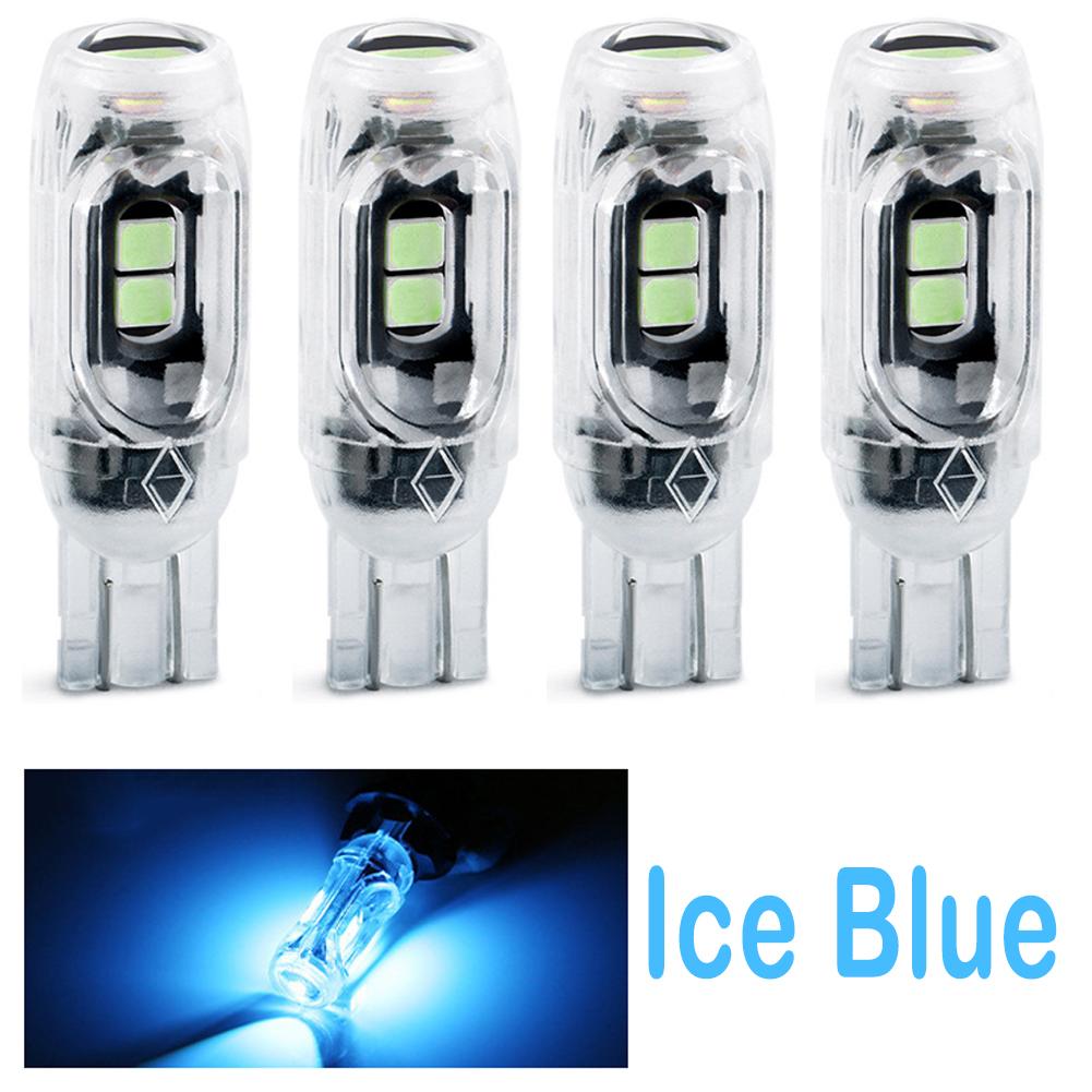 4PCS T10 Car Motorcycle Turn Light LED Signal Canbus 5SMD Beacon Gap Light Day Driving Reading License Plate Light