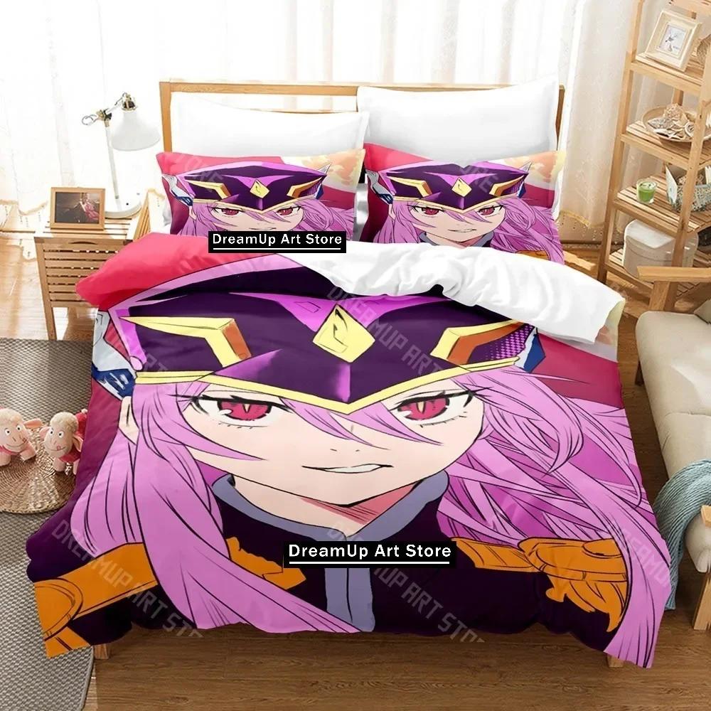 3D Print Chained Soldier Anime Bedding Set Single Twin Full Queen King Size Bed Set Adult Kid Bedroom Duvetcover Sets Anime Bed