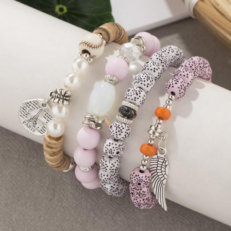 Bohemian Charm Tassel Beaded Bracelet Set for Women