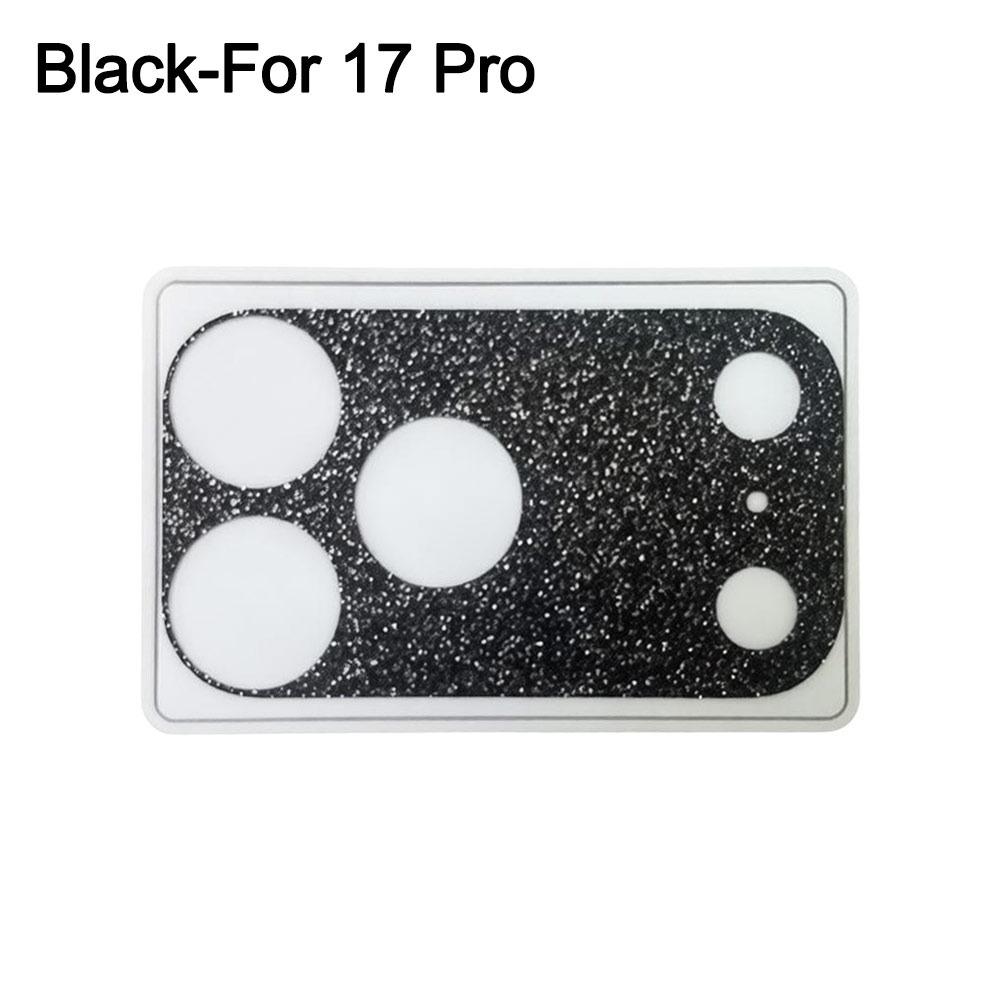 Bling Full Glitter Lens Protector Anti Scratch HD Camera Lens Cover Full Cover Camera Protector for iPhone 17Pro/17 Pro Max